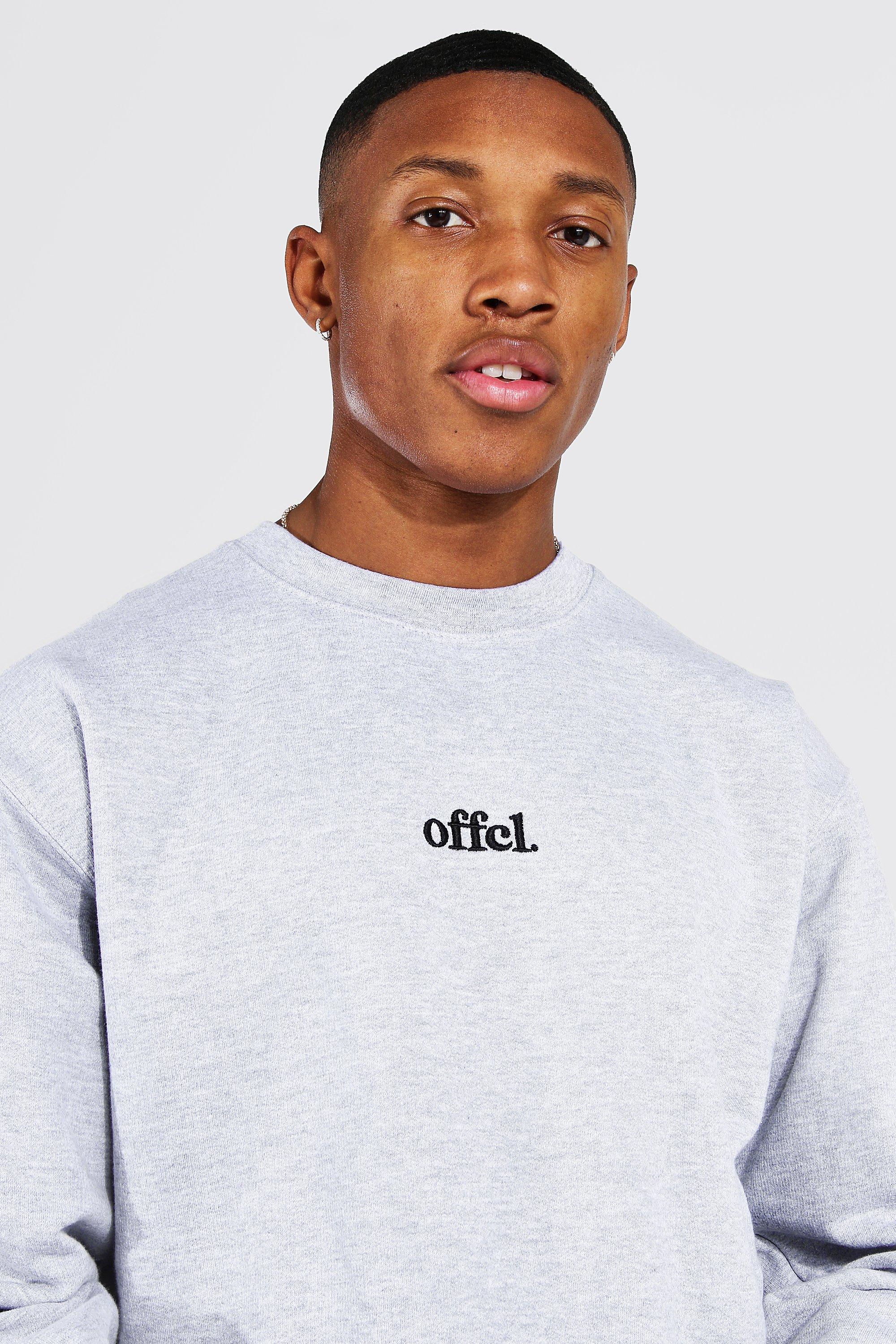 Oversized Official Embroidered Sweatshirt